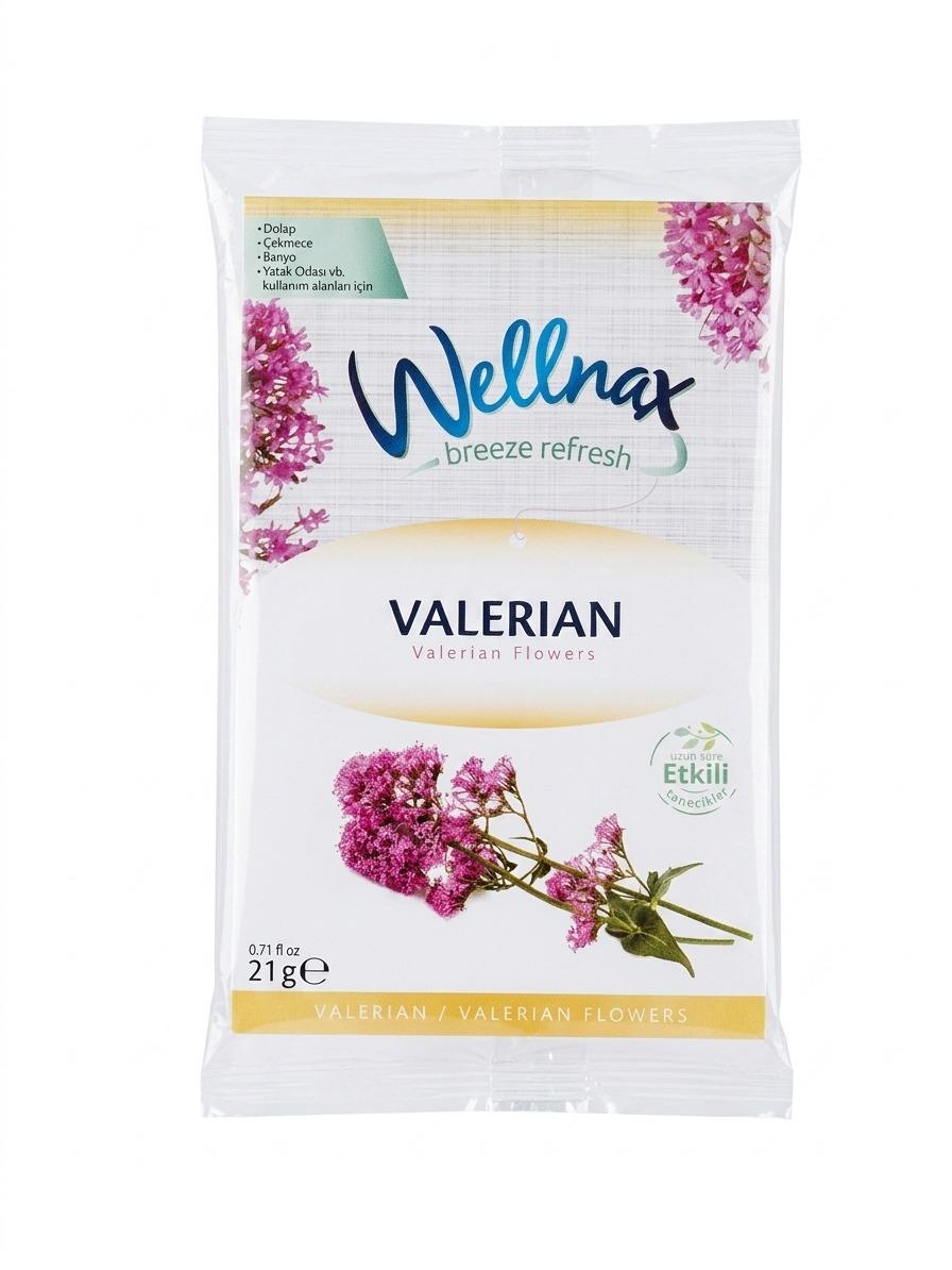 Wellnax Duftsäckchen – Schrankduft mit Aufhänger | Valerian, Buket, Pudra oder Splash | 21 g