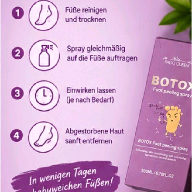 Fuß-Peeling-Spray 200 ml gegen Hornhaut – für samtweiche Füße