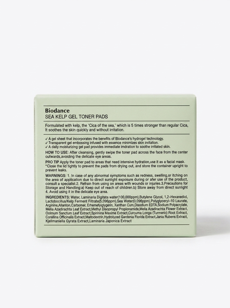 Biodance Sea Kelp Gel Toner Pads, 60 Pads (140 g)