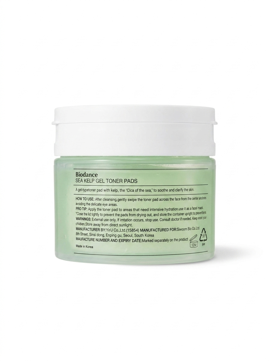Biodance Sea Kelp Gel Toner Pads, 60 Pads (140 g)