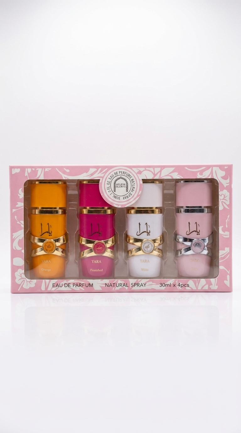 YARA Eau de Parfum Geschenkset, 4x30 ml