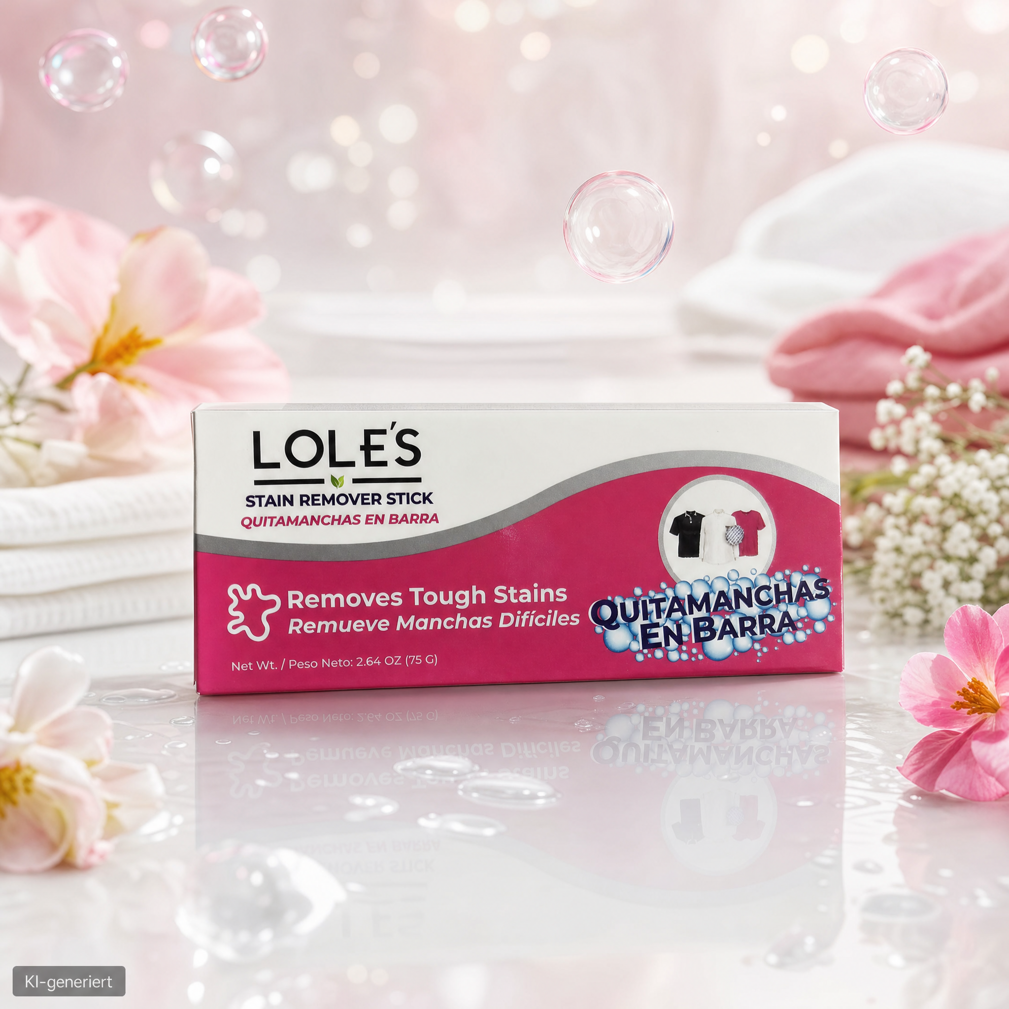 LOLE'S Fleckenentferner-Stick – Quitamanchas en Barra, 75 g