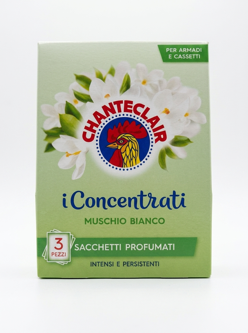 Fiorella Duftsäckchen Muschio Bianco – 3 Stück für Schrank & Schublade