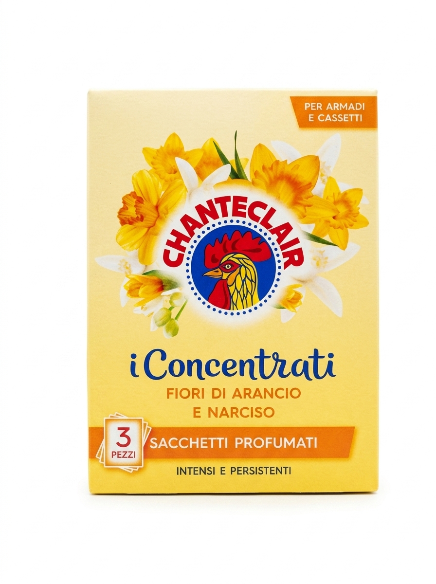 Fiorella Duftsäckchen Fiori di Arancio e Narciso – 3 Stück für Schrank & Schublade