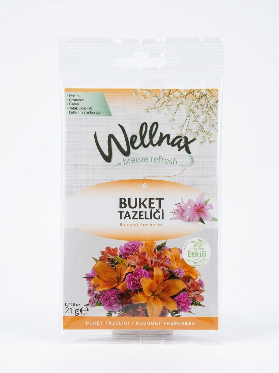 Wellnax Breeze Refresh Duftsäckchen – Bouquet Freshness, 21 g