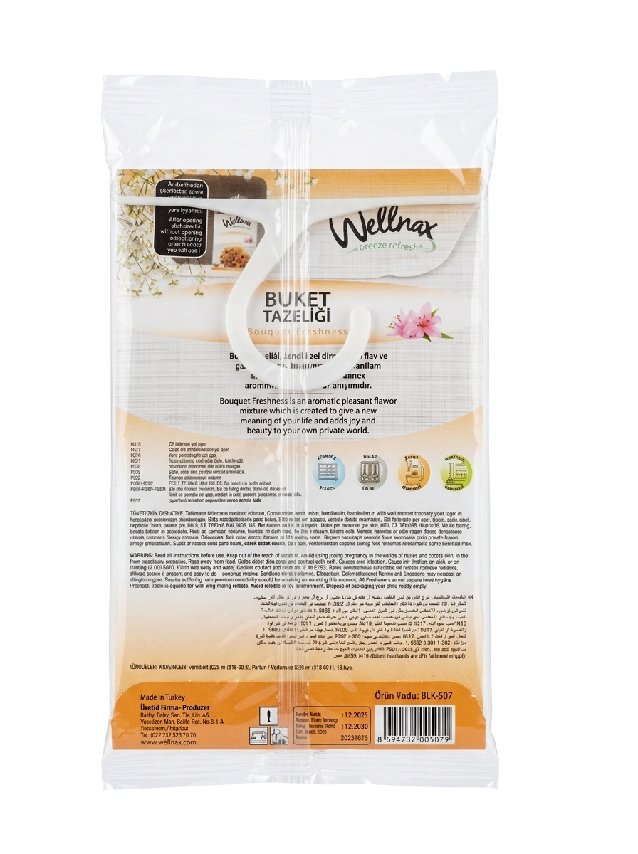 Wellnax Breeze Refresh Duftsäckchen – Bouquet Freshness, 21 g