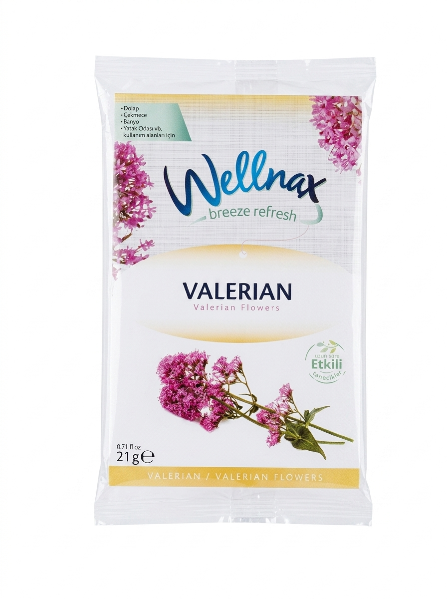 Wellnax Breeze Refresh Duftsäckchen – Valerian Flowers, 21 g