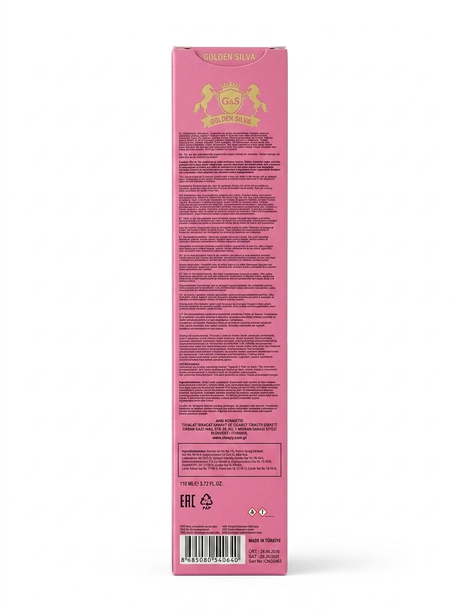YARA Golden Silva Reed Diffuser, 110 ml