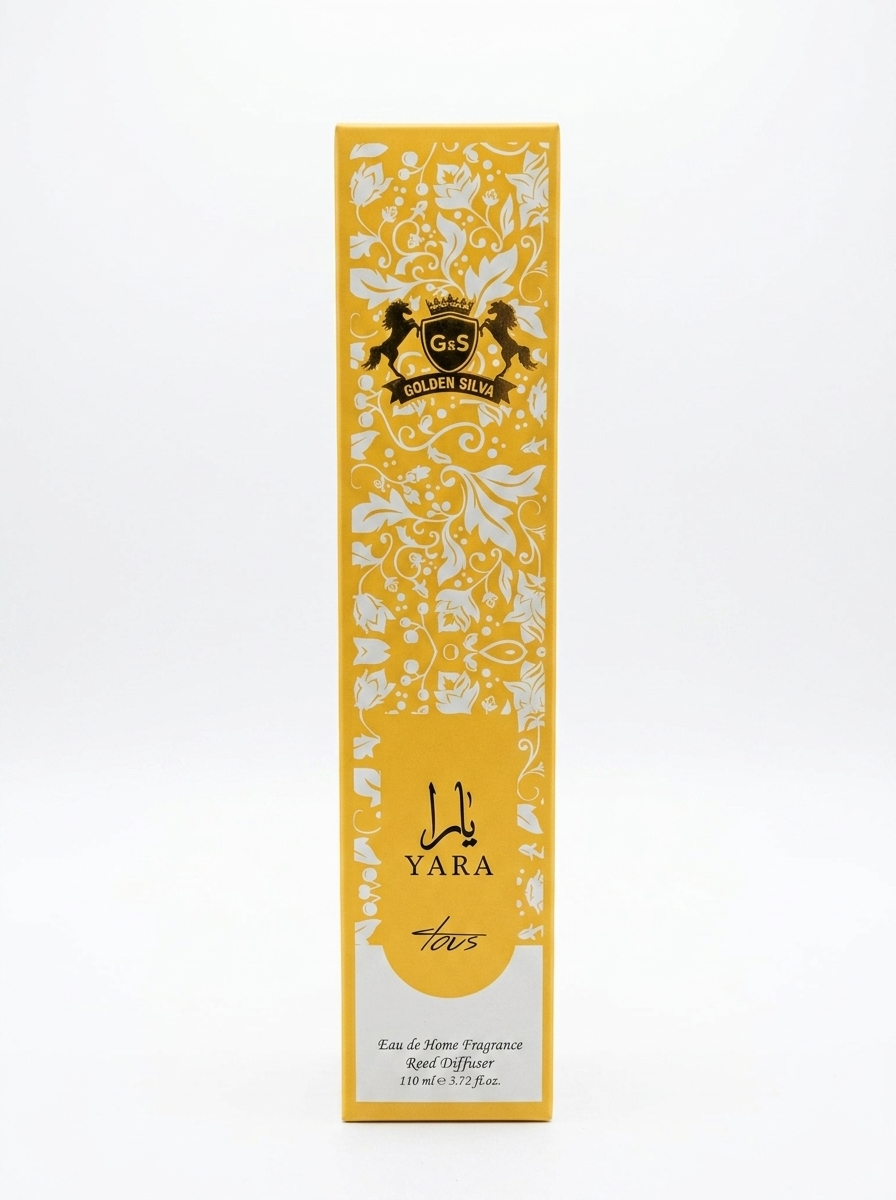 YARA Golden Silva Tous Reed Diffuser, 110 ml