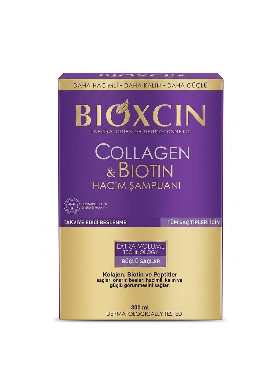 Bioxcin Collagen & Biotin Repairing Shampoo, 300 ml