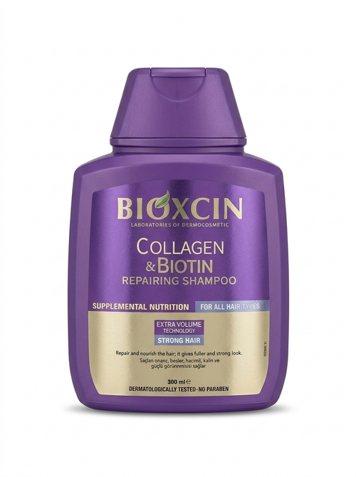 Bioxcin Collagen & Biotin Repairing Shampoo, 300 ml