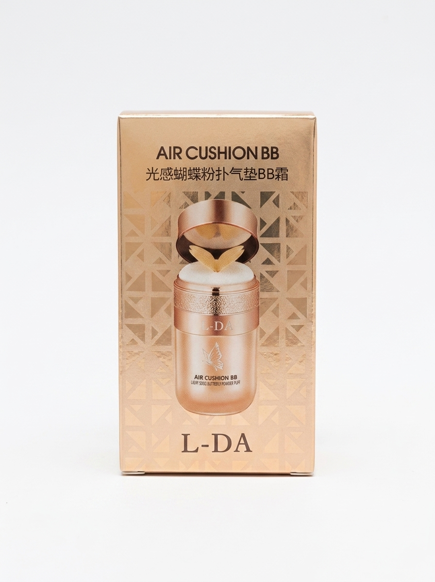 L-DA Air Cushion BB Cream – Light Soso Butterfly Powder Puff