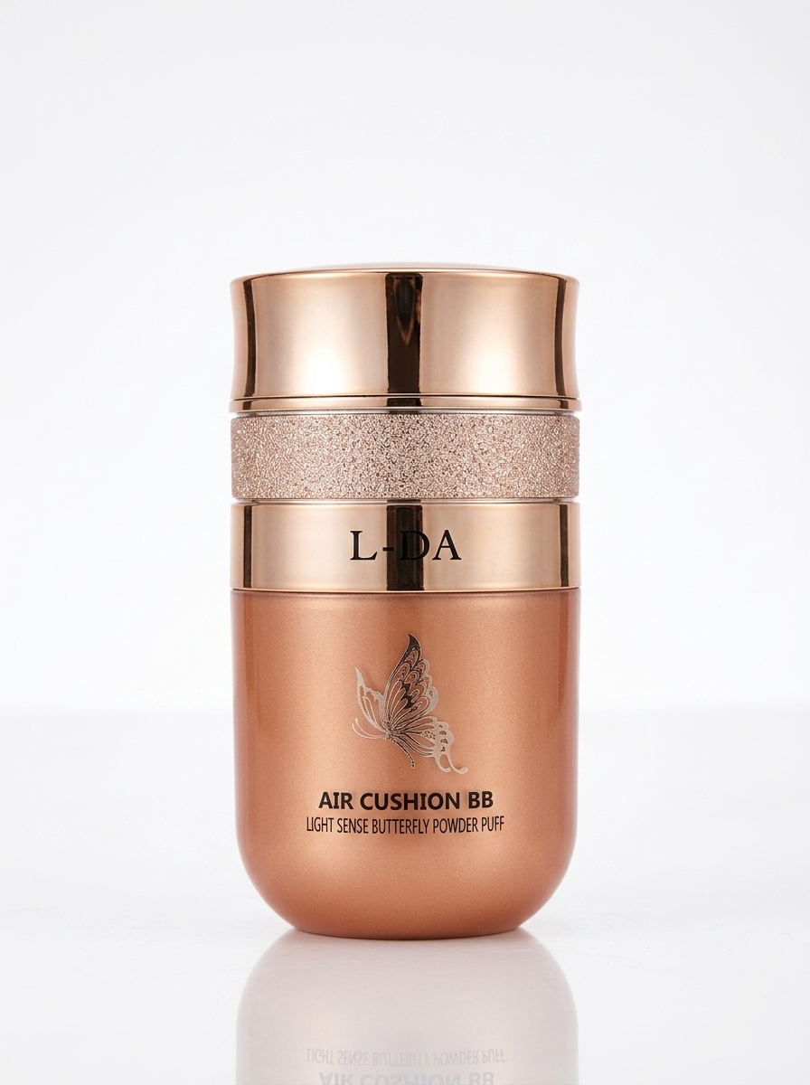 L-DA Air Cushion BB Cream – Light Soso Butterfly Powder Puff