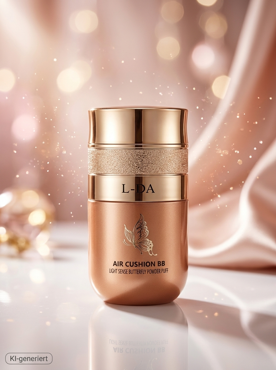 L-DA Air Cushion BB Cream – Light Soso Butterfly Powder Puff