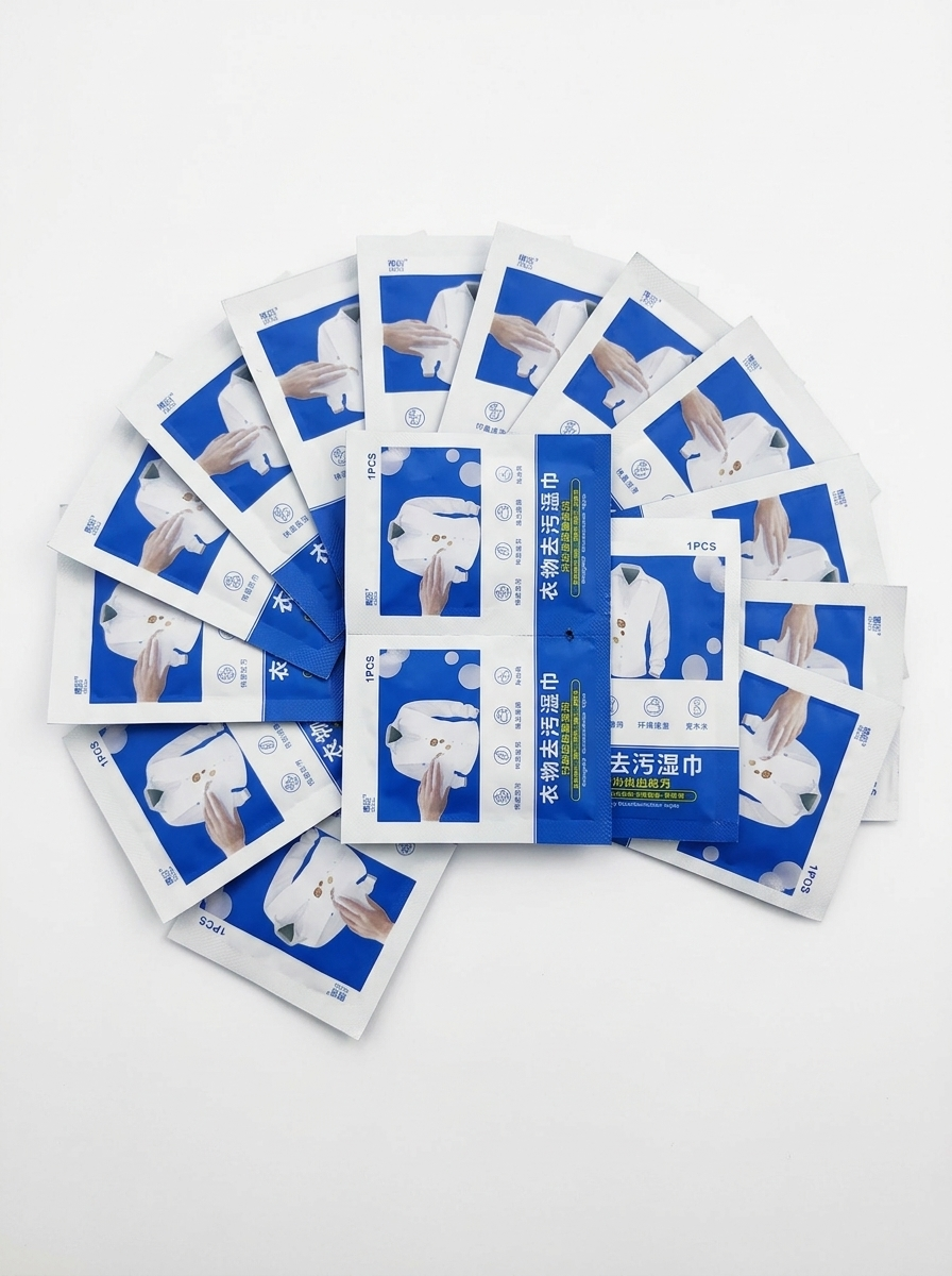 Fleckenentferner-Tücher – Emergency Decontamination Wipes, 20 Stück