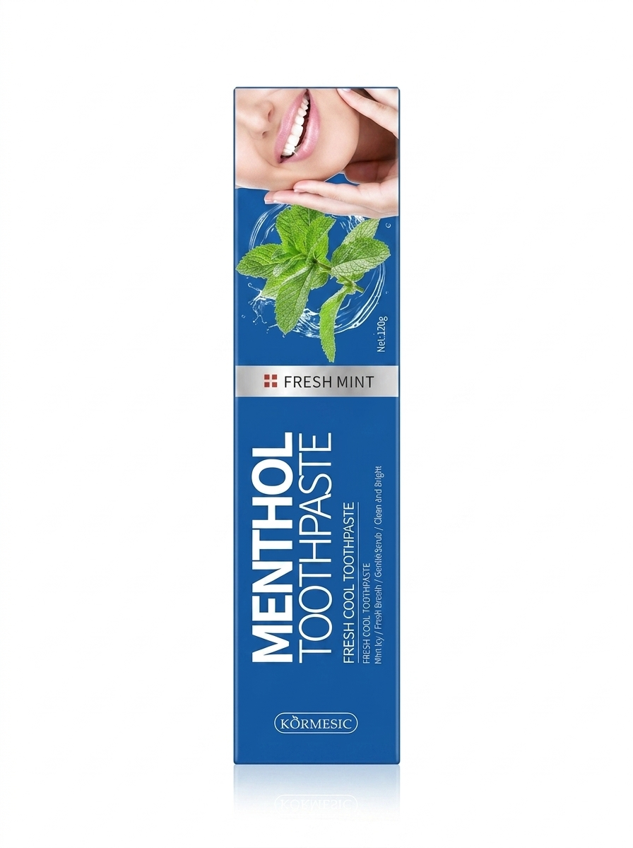 Kormesic Menthol Toothpaste – Fresh Mint, 120 g