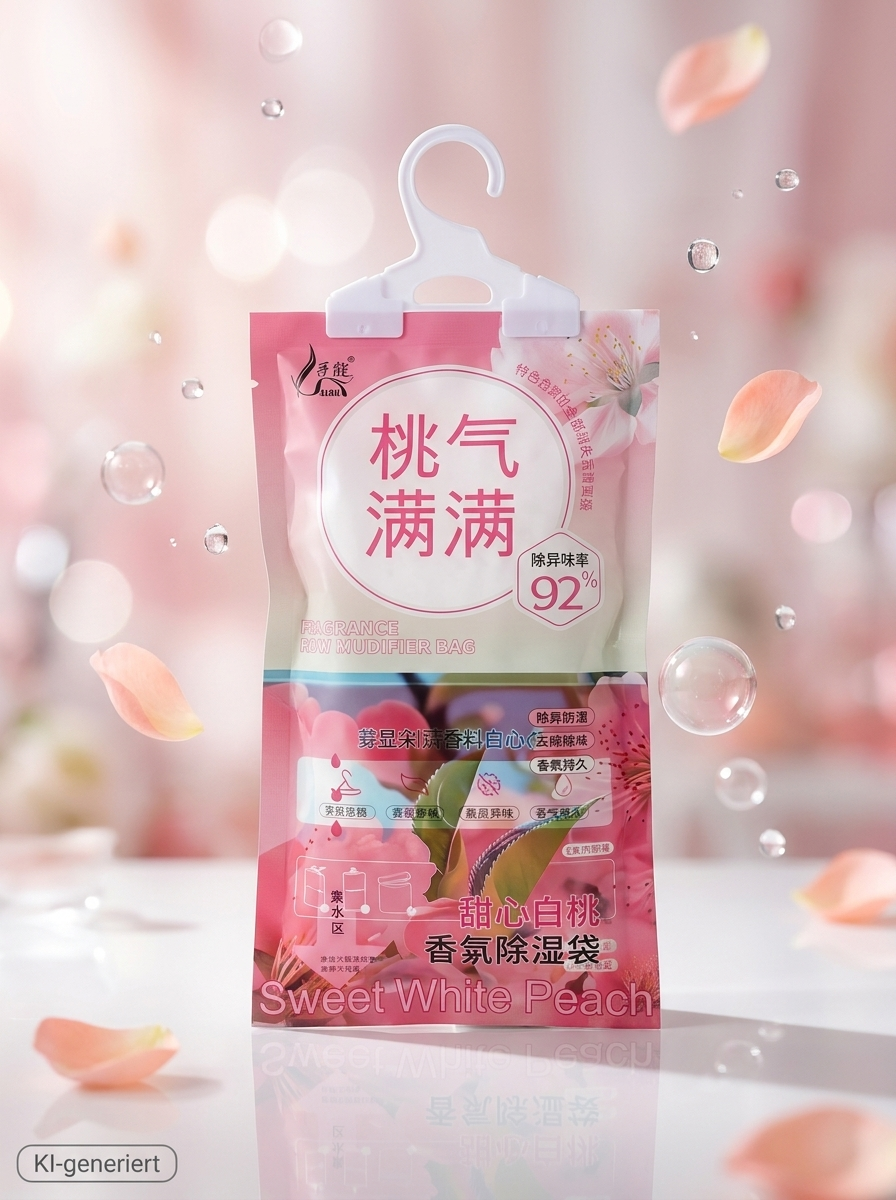 Sweet White Peach – Duft-Feuchtigkeitsabsorber-Beutel