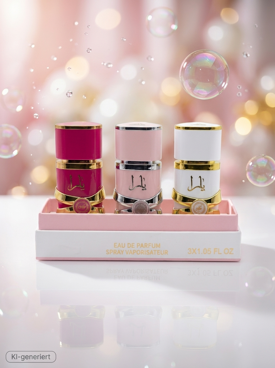 Lattafa Yara Eau de Parfum Mini-Set, 3x30 ml