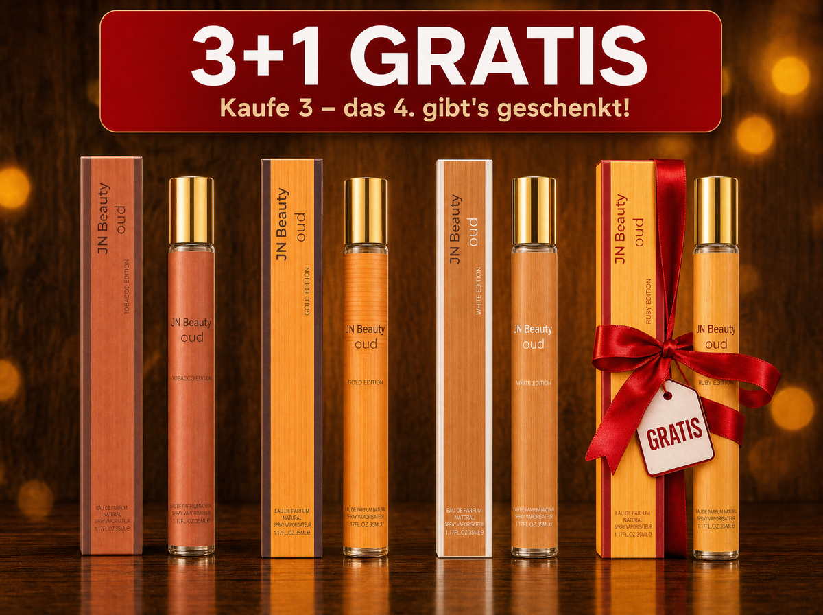 Oud Taschenparfum 35 ml – Eau de Parfum für unterwegs | Tobacco, Gold, White, Ruby | Einzeln oder im Set